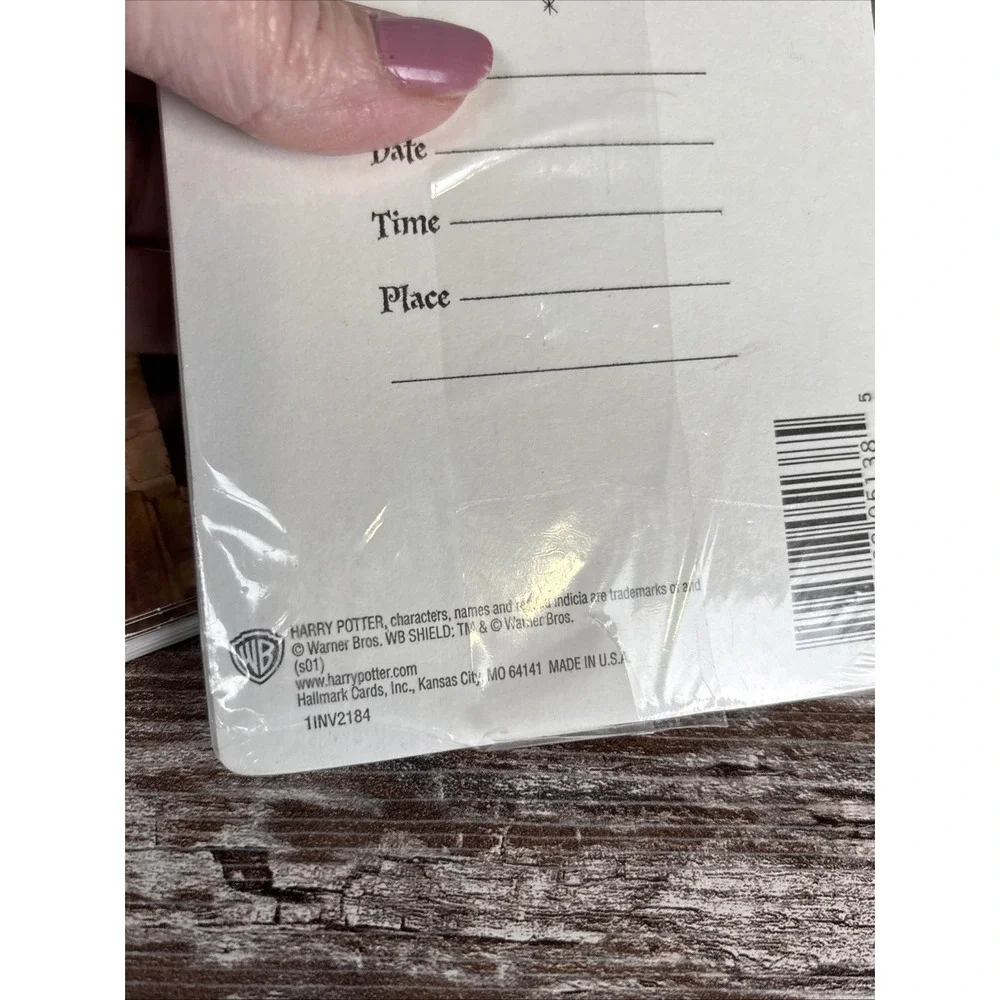 32 Vintage Harry Potter Party Invitation Cards Sealed (8 per pack) 4 packs